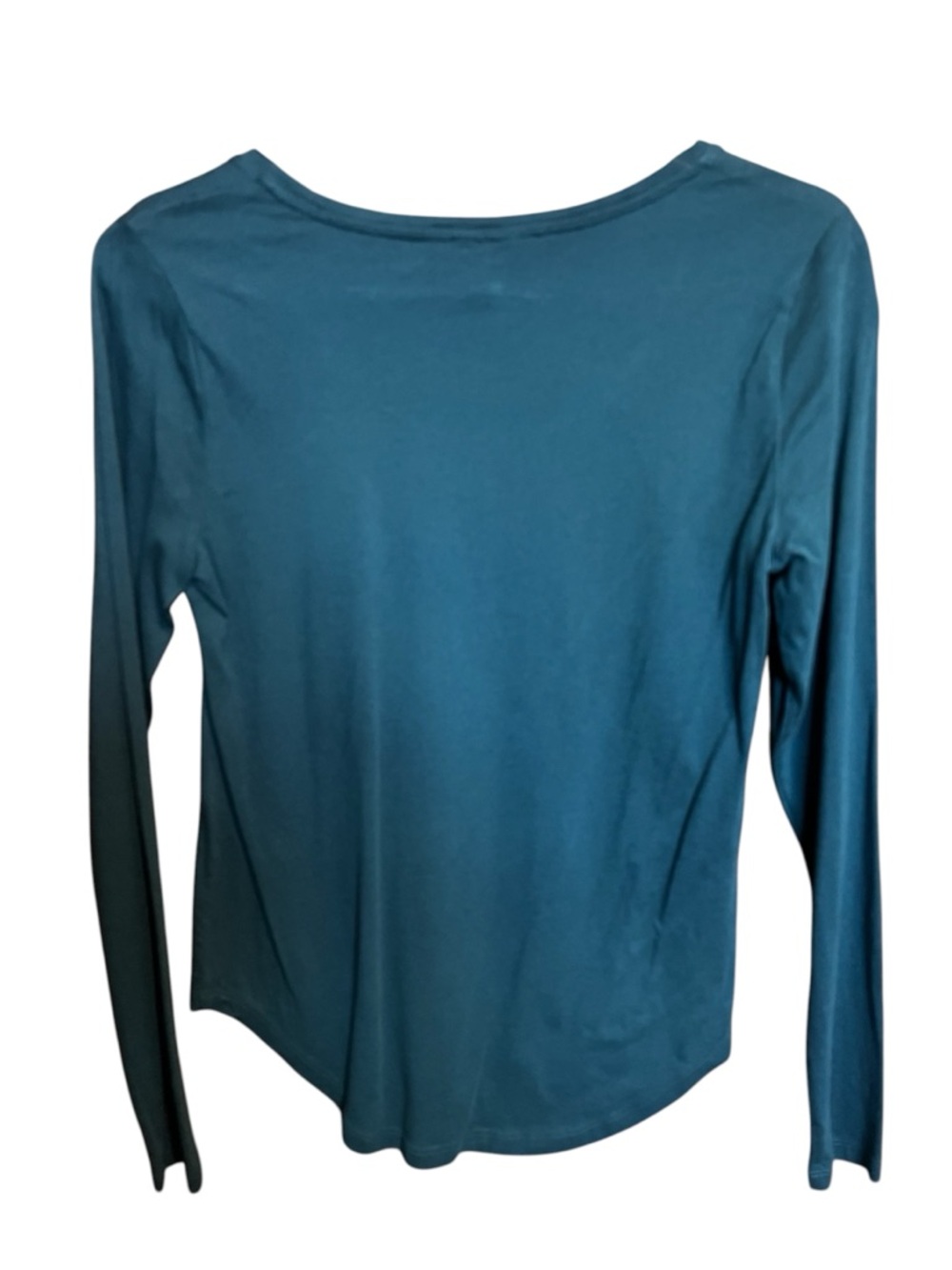 Ann Taylor Long Sleeve Top – Size Small – Teal Essential Basic - Picture 2 of 3